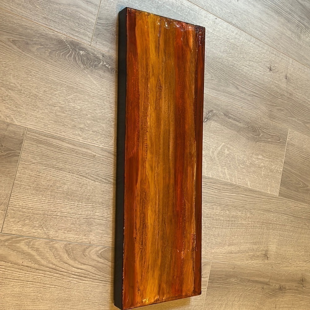 Liz Williams Art Glazed Canvas 24” x 8” Ready to hang